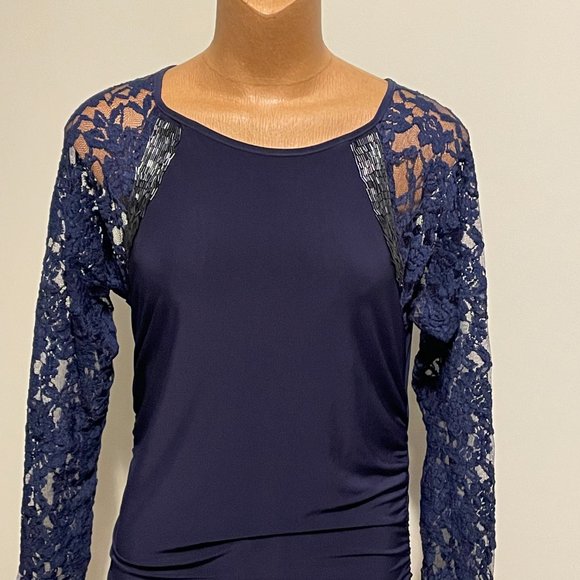 Venus - women mini - navy dress- size extra large - stretchy - BRAND NEW - Picture 4 of 7